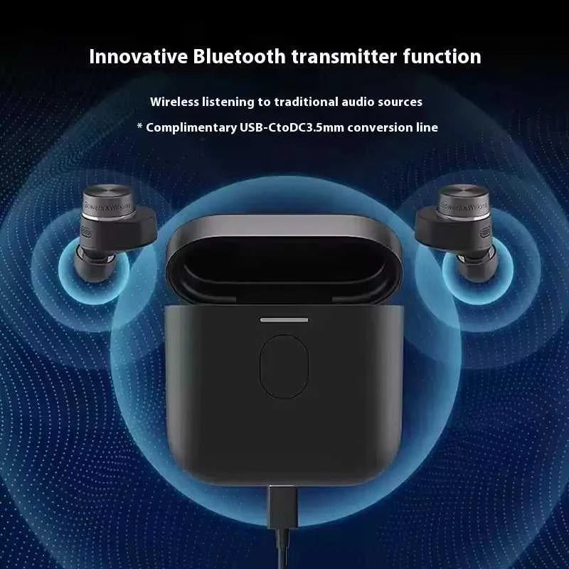 Bowers Wilkins Pi7 S2 in ear true wireless earphones, dual hybrid drive, active noise cancellation, 5 hours of long battery life The jack market .AU The jack market .AU Accessories Electronics $ 316 14:193#Stain Black