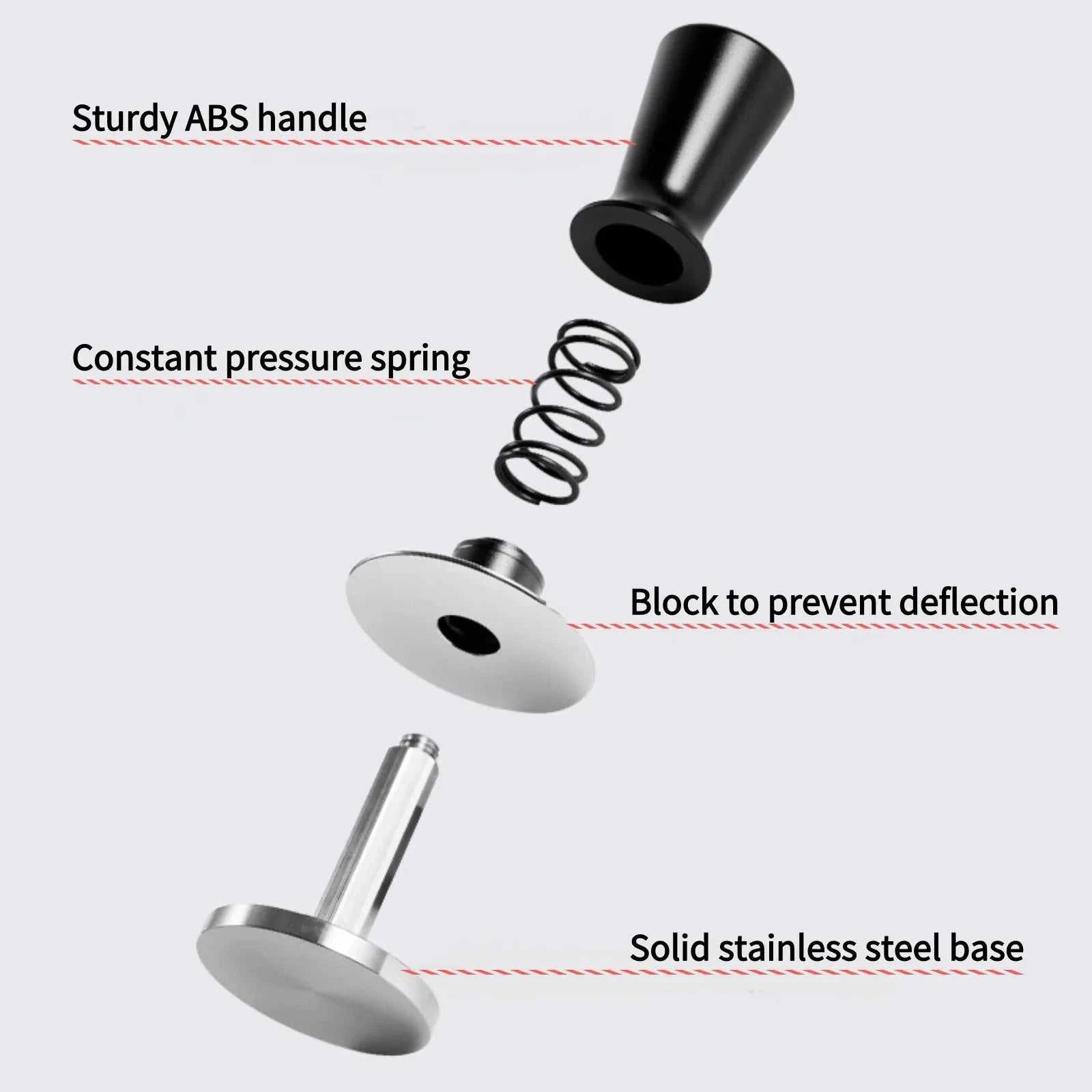 58mm 53mm 51mm Espresso Tamper Barista Coffee Tamper with Calibrated Spring Loaded Stainless Steel Tampers The jack market .AU The jack market .AU $ 36 14:200006152#53MM(CAN USE FOR 54)