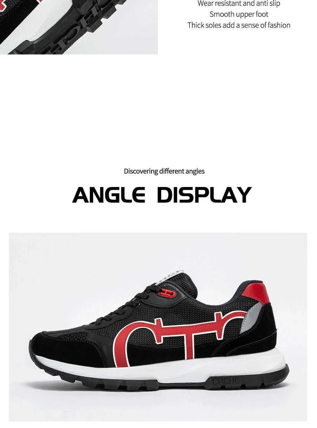 CHCH Men's Tennis Shoes Black Cow Leather Material Stitching Design Men's Shoes Sports Shoes The jack market .AU The jack market .AU Step Up Your Style: Trendy Shoes for Every Occasion! $ 149 14:200006158;200000124:350262