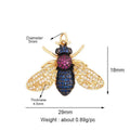 Colourful Fly Bee Ladybird Insect Charm Paved with Rainbow Cubic Zirconia,18K Gold Plated Jewelry Making Hand Craft Material M75 The jack market .AU The jack market .AU Jewellery & Chains $ 63 14:29#M750426-Gold;200007763:201336100