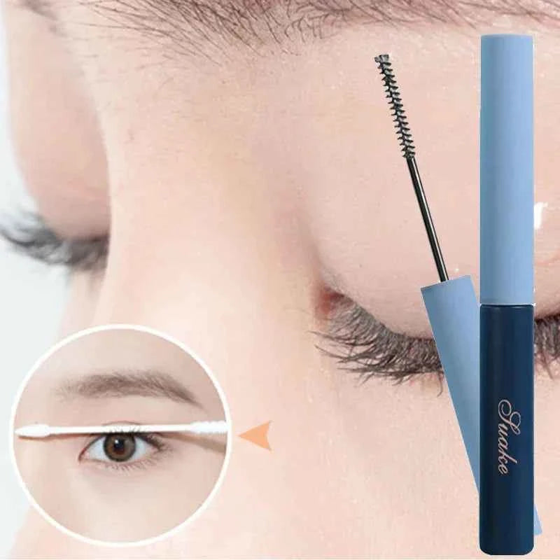 Ultra-fine Mascara Curl Thick Lengthening Eyelash Mascara Waterproof Non-smudge Brown Natural Curling Fine Brush Mascara Makeup