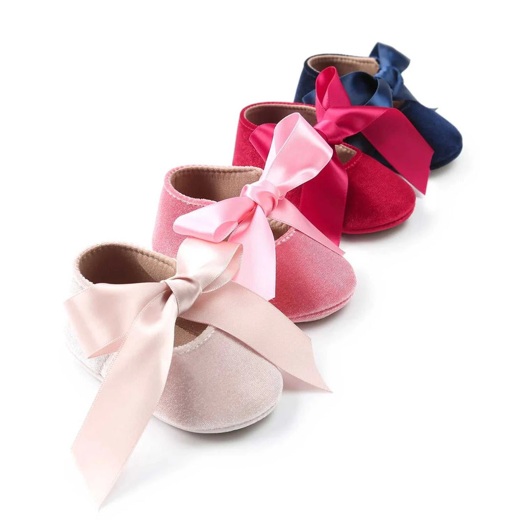 Meckior Baby Girl Shoes Princess Ballet Slippers Non-slip Flat Soft-sole Cotton Rubber Crib Butterfly-knot Infant First Walkers The jack market .AU The jack market .AU Mum & Kids: Essential Products for Every Family $ 24 14:10;200000124:100010420#0-6 months