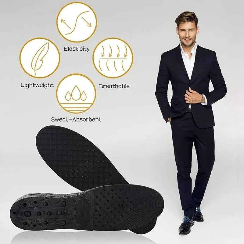 3-9cm Invisible Height Increase Insoles 3 Layer Air Insert Adjustable Cut Heel Insert Men Women Shock Absorbing Growing Sole The jack market .AU The jack market .AU Step Up Your Style: Trendy Shoes for Every Occasion! $ 52 14:691#3CM-Black