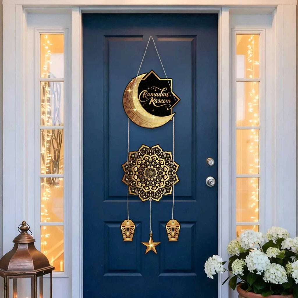 Eid Mubarak Door Hanging Flag Kareem Ramadan Decor for Home 2025 Ramadan Mubarak Islamic Muslim Party Decor Happy Eid Al Adha The jack market .AU The jack market .AU Home $ 20 14:202418806#paper door hanging 3