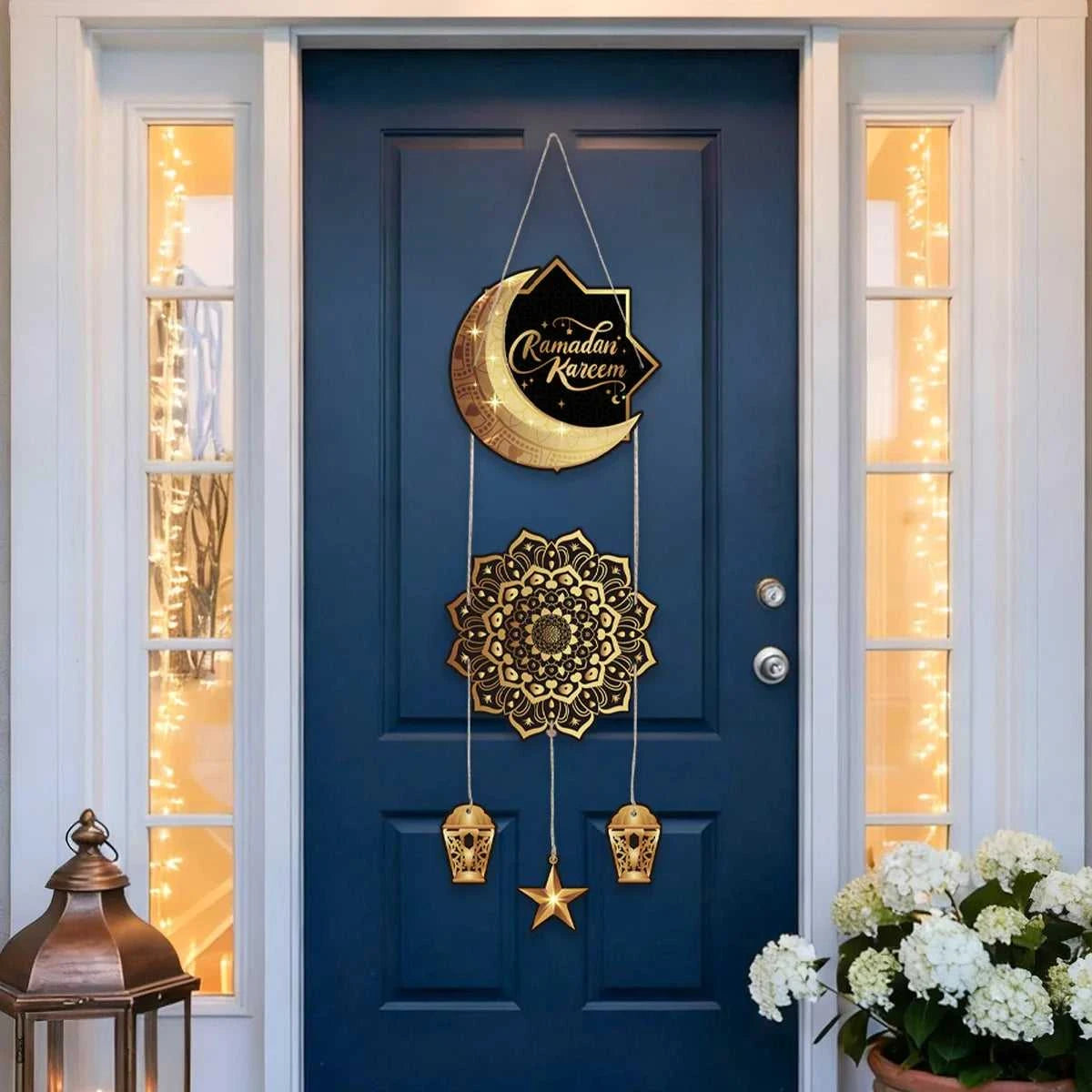 Eid Mubarak Door Hanging Flag Kareem Ramadan Decor for Home 2025 Ramadan Mubarak Islamic Muslim Party Decor Happy Eid Al Adha The jack market .AU The jack market .AU Home $ 20 14:202418806#paper door hanging 3