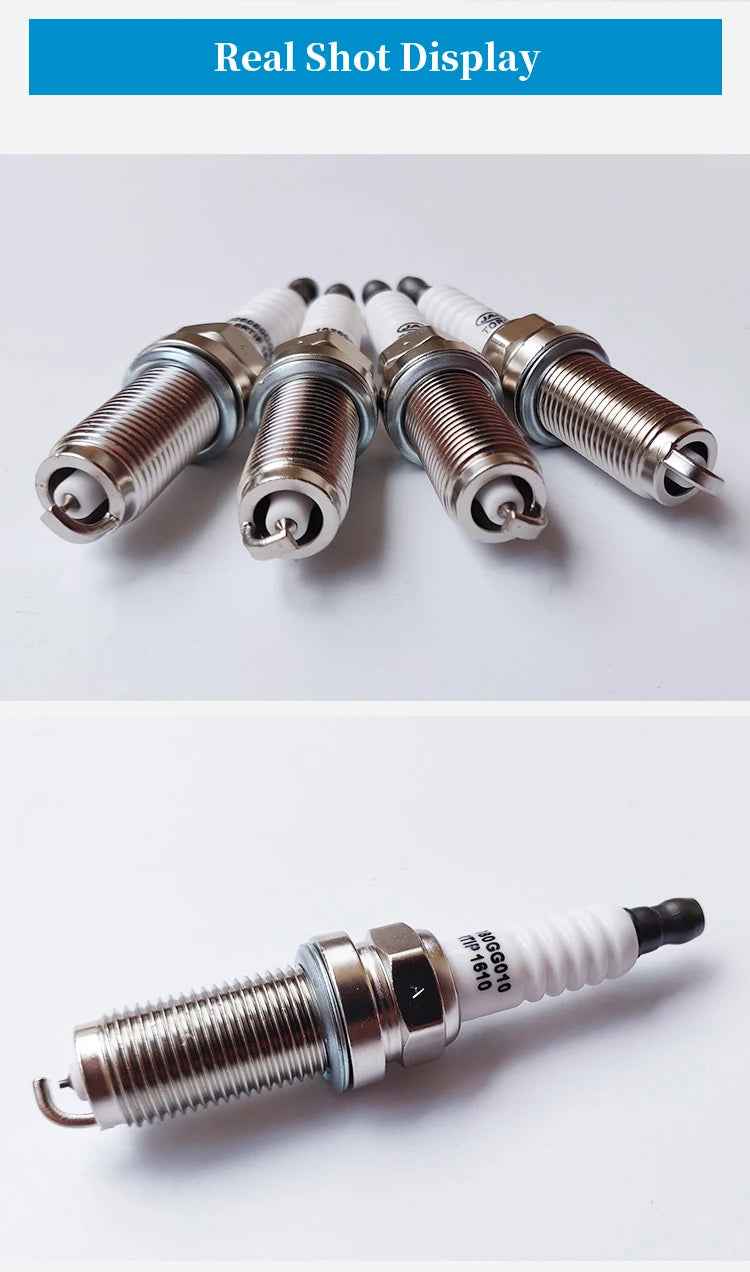4pcs/lot 1026080GG010 Spark Plug for JAC J3 J4 J5 J6 SEI2 SEI3 spark stone