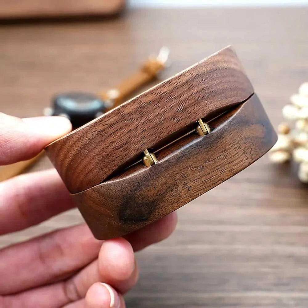 Retro Oval Wooden Jewelry Box Lover Ring Display Box Engagement Wedding Couples Ring Storage Holder Love Gift The jack market .AU The jack market .AU Jewellery & Chains $ 51 14:29#black;5:200004182#Double