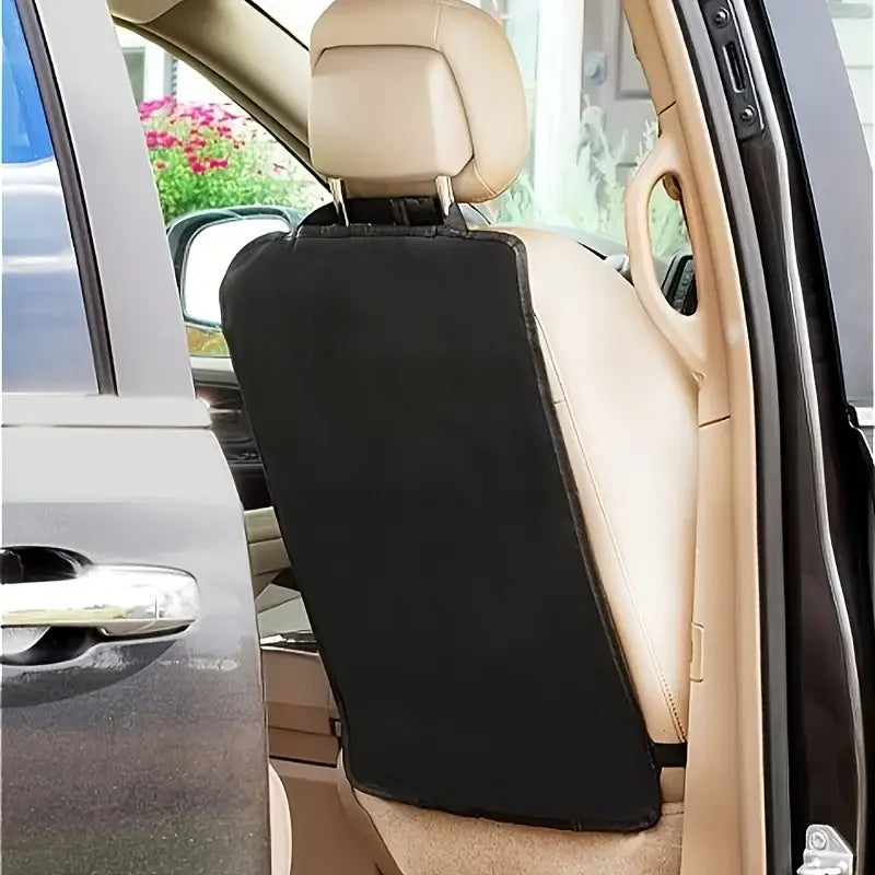 1/2pcs Car Seat Back Kick Protectors Polyester Automotive Seat Covers, Protection from Dirt, Mud, Fit for Most Vehicles