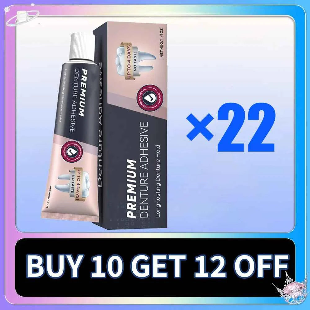 Comfort Denture Reline Kit - Flexible Silicone Adhesive for Secure, Comfortable Denture Wear