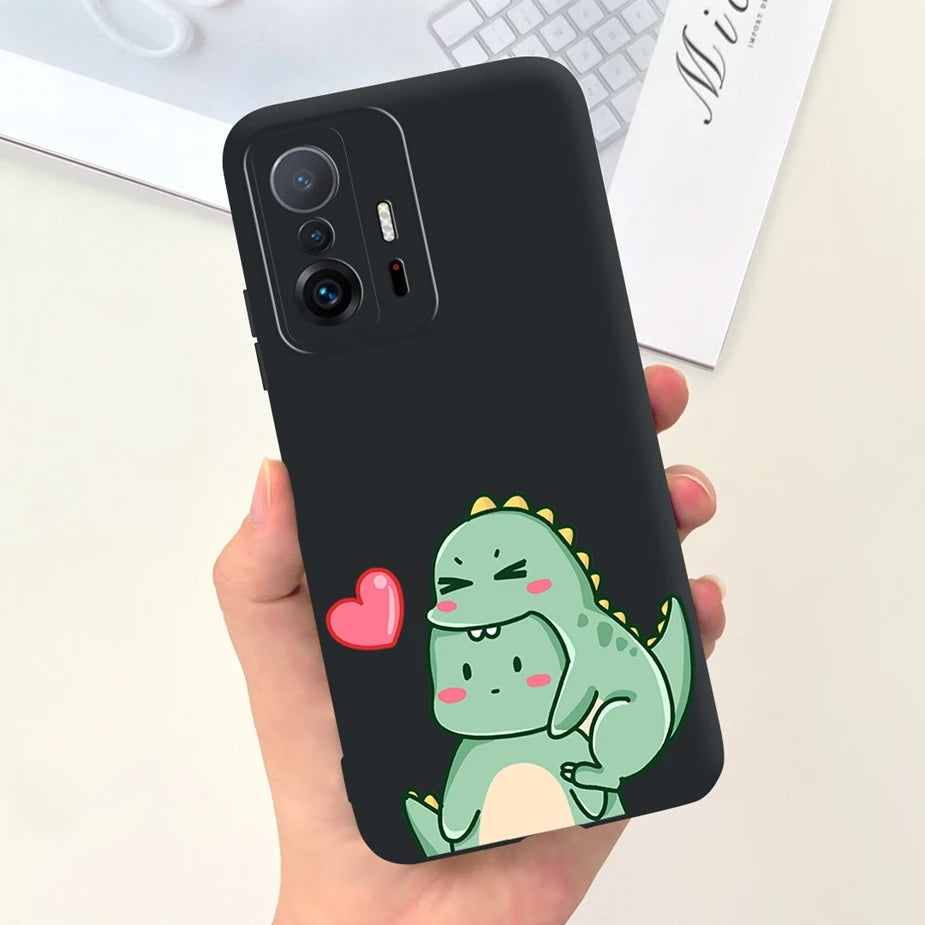 Xiaomi 11T Pro Case - Cute Cartoon Design, Soft Silicone Protection for Xiaomi Mi 11T Pro & 11TPro