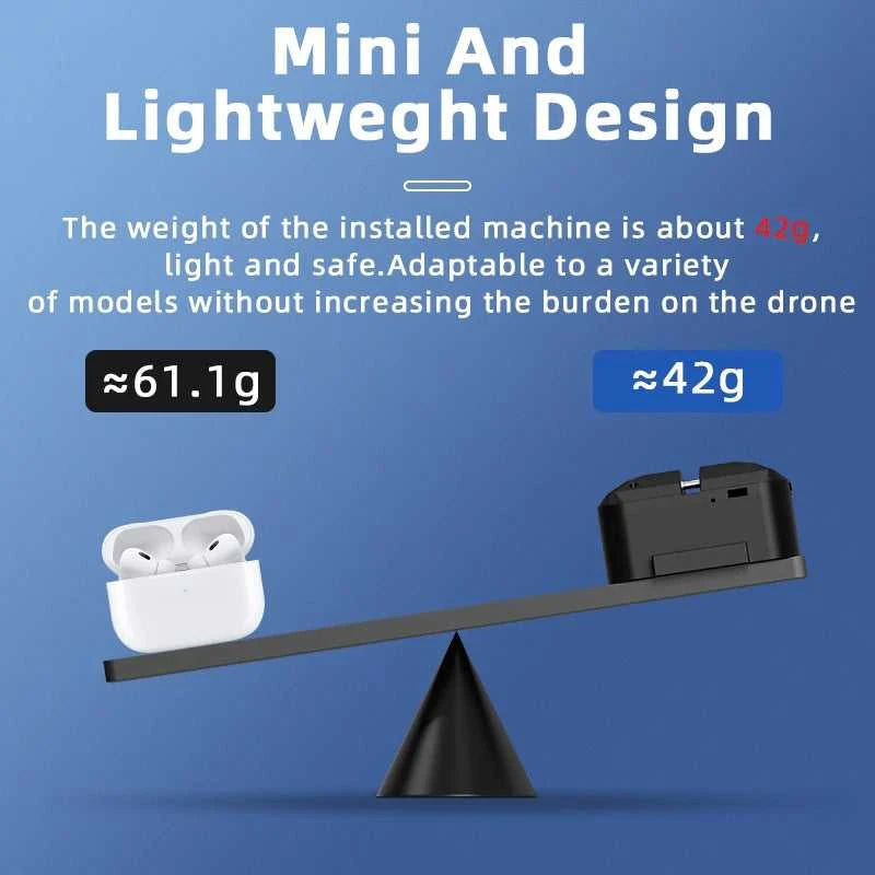 BRDRC Airdrop System for DJI Mini 4K/Mini 4 Pro/Air 3/Mini 3 Pro/Mavic 3/Mavic Pro Drone Thrower Fishing Life Rescue Send Gift The jack market .AU The jack market .AU Drones $ 72 14:200006151#500m distance