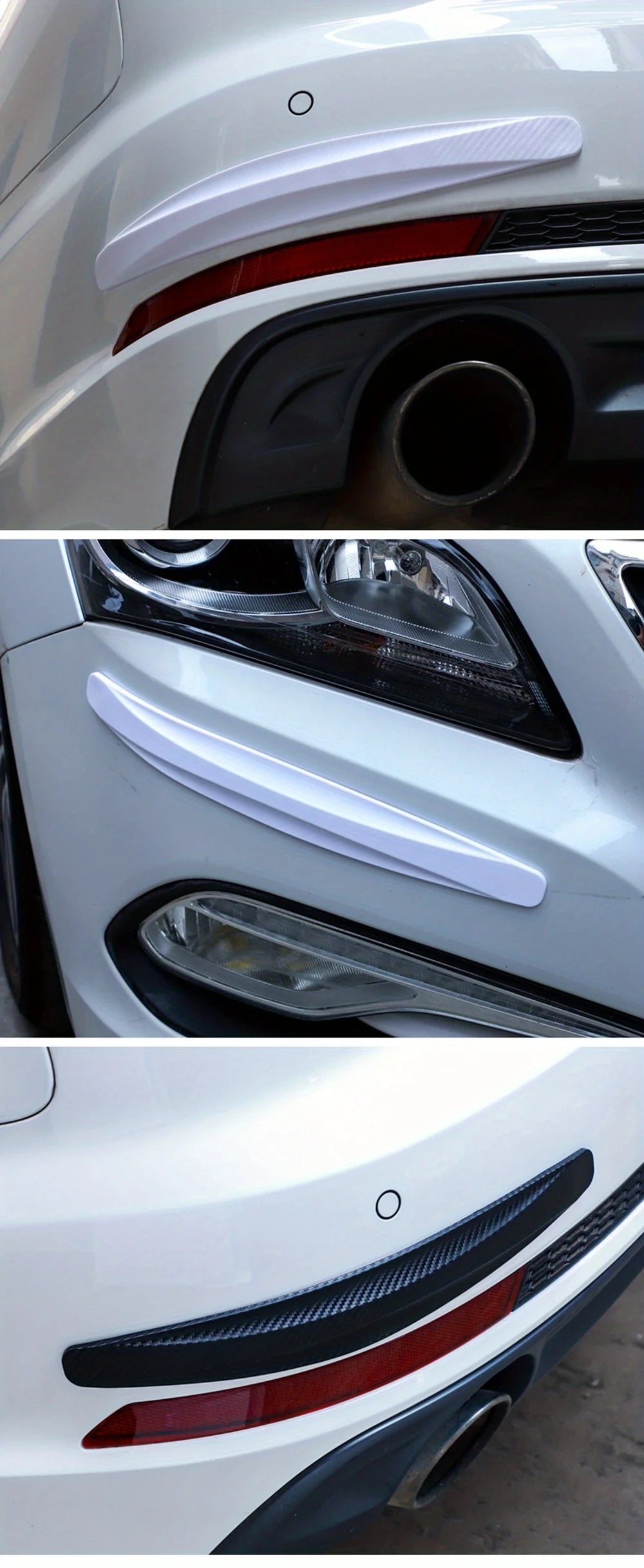 Car bumper protector, bar corner protector, scratch protector, collision resistant component, collision resistant car parts