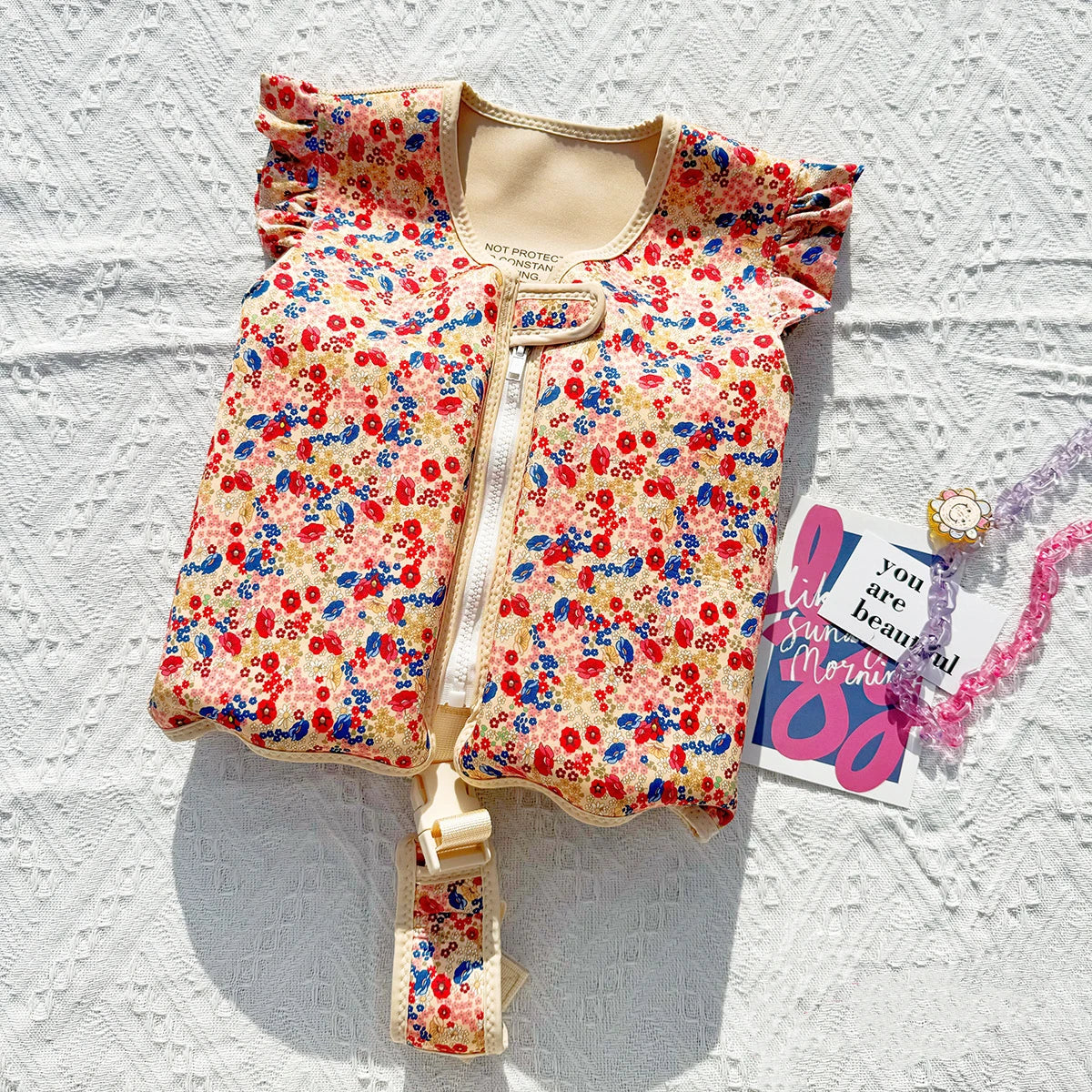 Baby Boy Girl Float Swimsuit Toddler Child Foam Safety Swimming Training Vest Summer Kid Swimming Clothing Swim Bath Pool 2-8Y