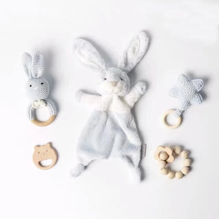 Baby Appease Towel Soft Plush Comforter Blankie Cute Bunny Animal Sleeping Toys For Newborn