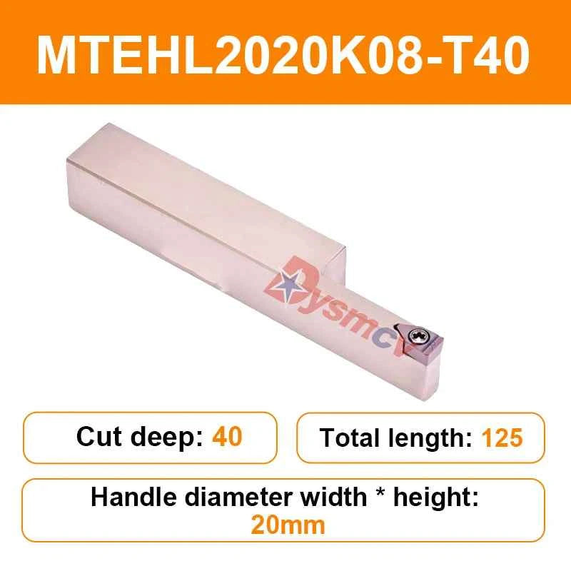 CNC Masters Premium Lathe Tool Holder | MTEHR MTEHL2525/2020/3232 | Deep Grooving & Large Cutting Precision