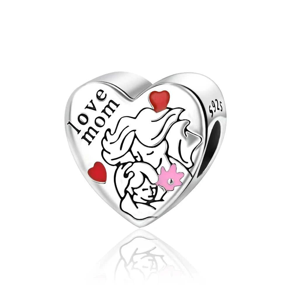 1 Pcs 925 Sterling Silver Family Jewelry Mother And Daughter Diy Pendant, Suitable For Women's Bracelets DIY Making jewelry The jack market .AU The jack market .AU Jewellery & Chains $ 50 14:202619806#S925