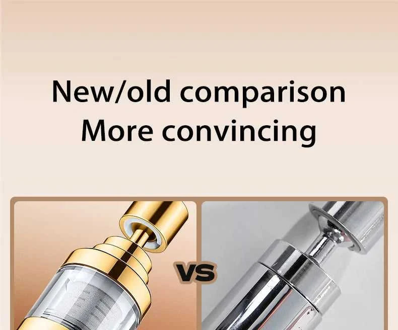 Kitchen Faucet Purifier 360°Rotating Anti Splash Water Telescopic Faucet Extender 316 Stainless Steel Faucet Tap Water Filter The jack market .AU The jack market .AU $ 71 14:10#316 Two Short