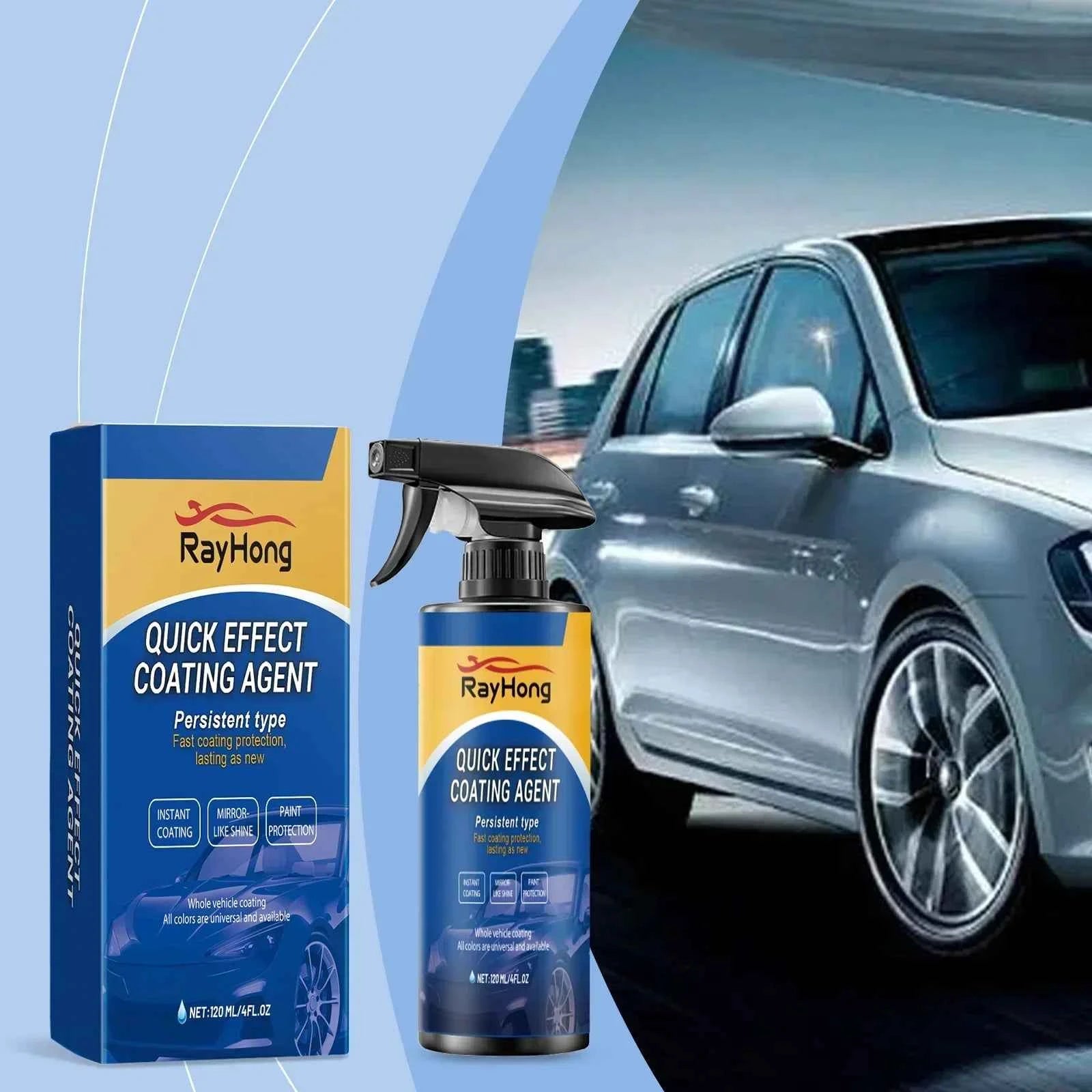 Quick Effect Coating Agent Multifunctional Long-lasting Protection Waterless Wash Quick-acting Coating Agent Spray Easy To Use