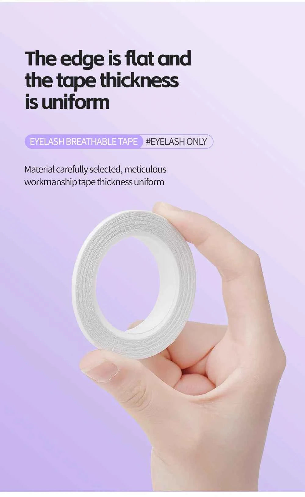 4mm Mini Eyelash Extension Tape Makeup Breathable Anti-allergy Easy to Tear Micropore Tape Professional Lashes Tape Wholesale