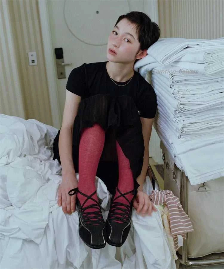Women's ballet flats Fashion Korean ballet style lace-up retro casual shoes Comfortable lightweight ballet sneakers The jack market .AU The jack market .AU Step Up Your Style: Trendy Shoes for Every Occasion! $ 110 14:173#silver;200000124:200000364