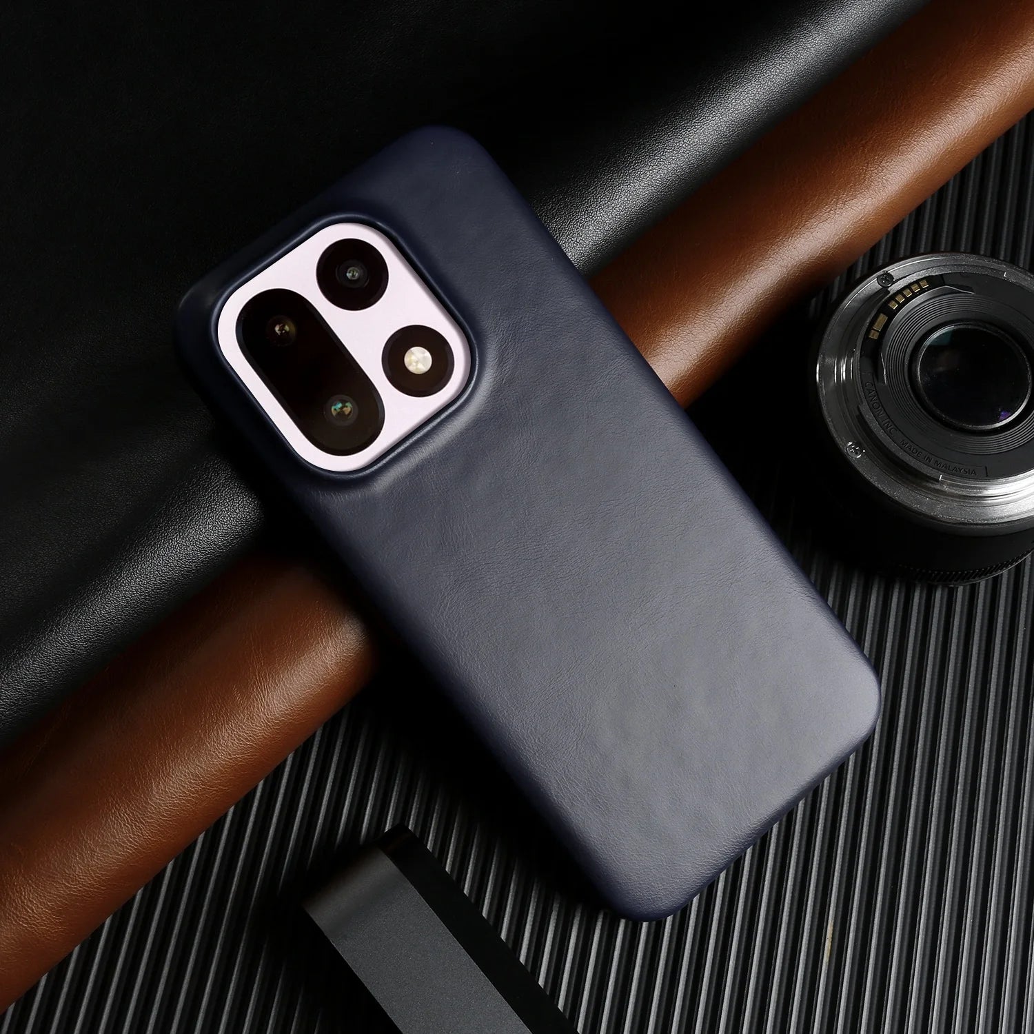 Luxury Magnetic Genuine Leather Case For Oneplus 15 11 12R 13R 10Pro Ace5 Pro Full Wrapped for Magsafe Back Cover Phone Cases