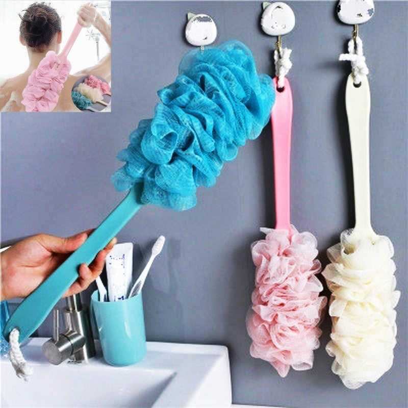 1PCS Long Handle Bath Brush Back Bath Shower Scrubber Body Soft Mesh Scrub Puff Clean Oneself Bath Back Brush The jack market .AU The jack market .AU Home $ 22 14:193#Beige