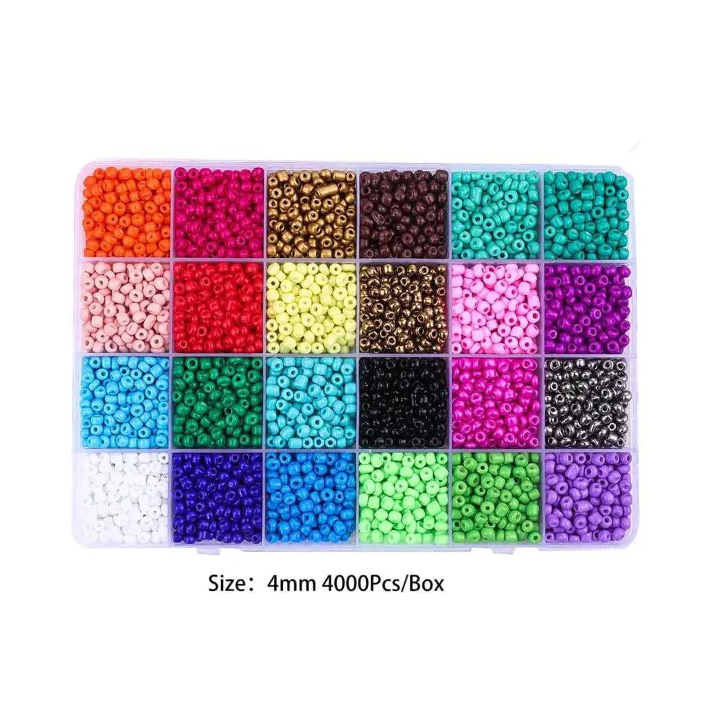 2–4mm Glass Rice Beads Kit 15–24 Grids, 15g/Grid 4000–24000pcs with Lobster Clasps & Cord for DIY Jewelry, Bracelets & Neckla The jack market .AU The jack market .AU Jewellery & Chains $ 76 14:29#BDH136-01