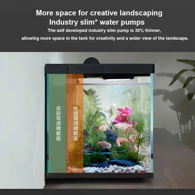 NEW MIJIA Smart Fish Tank MYG100 Work With Mijia APP Mobile Controlled Remote Feeding Smart Lighting System Light Aquarium20L The jack market .AU The jack market .AU Home $ 131 14:366#Add UK Adapter