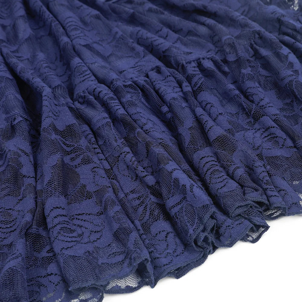 Princes Girls Lace Flower Girl Dress - Elegant Wedding Party Wear for Ages 2-12