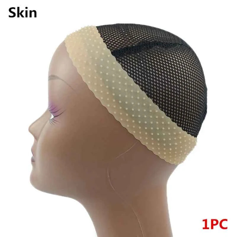 Silicone Wig Band & Stretchy Cap - Non-Slip, Seamless Comfort for Yoga & Daily Wear