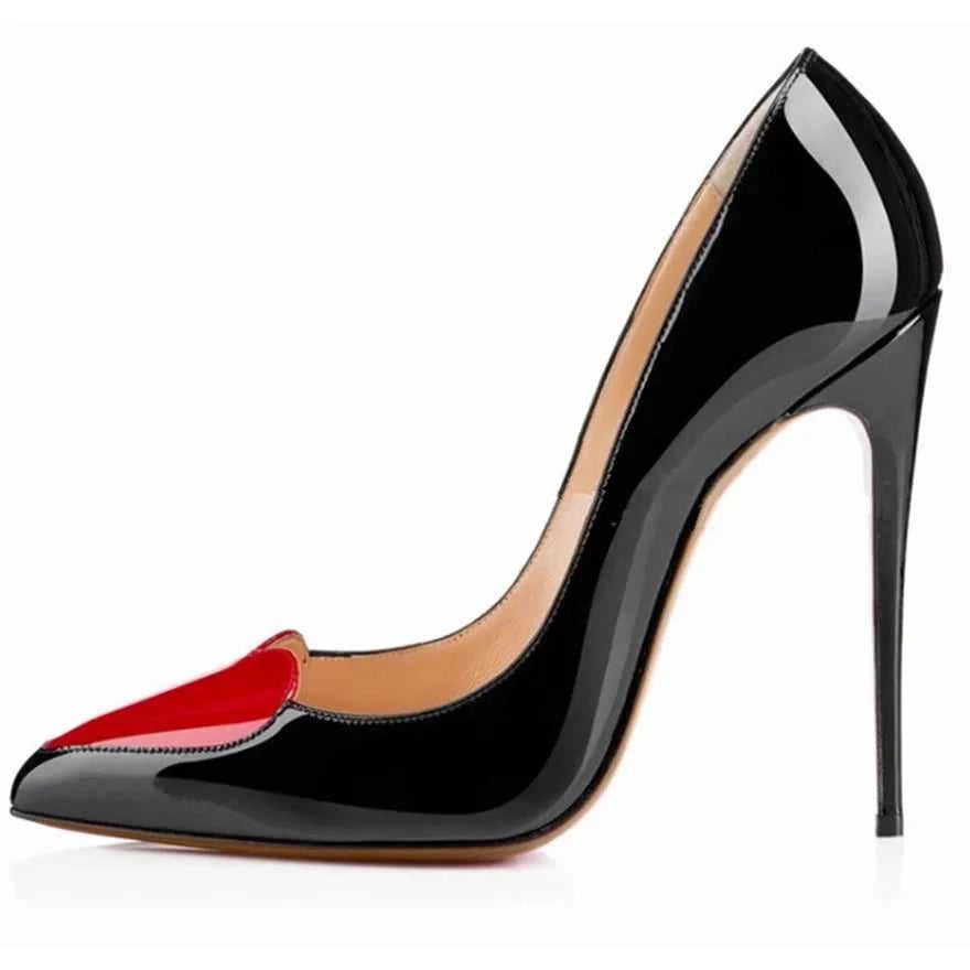 Red Heart-shaped Pointed Toe Women Shoes Black White High Heels Pumps Female Autumn Shallow Patent Leather Party Dress Shoe Sexy The jack market .AU The jack market .AU Step Up Your Style: Trendy Shoes for Every Occasion! $ 86 14:29;200000124:200000334