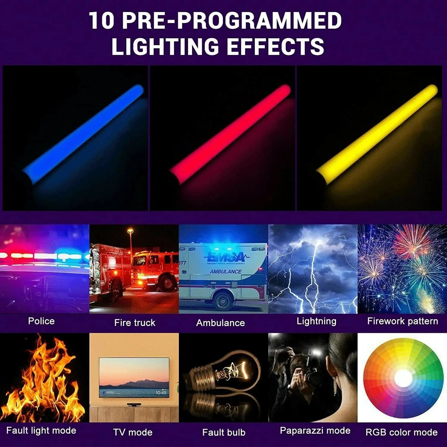 Sokani X25 X8 X15 Handheld RGB Colorful Stick Light LED Light Wand CRI 95+ 2800K-10000K 3000mAh APP Control For YouTube Tiktok