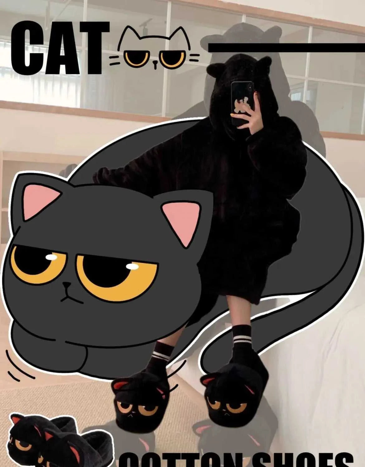 New Snuffy Cat Slippers Woman Warm Wrapped Home Shoes Women's Angry Kitty Furry Slides Winter Snug Close Back Slipper for Couple The jack market .AU The jack market .AU Step Up Your Style: Trendy Shoes for Every Occasion! $ 69 14:10#Yellow-Slides;200000124:201446564;200007763:201336100