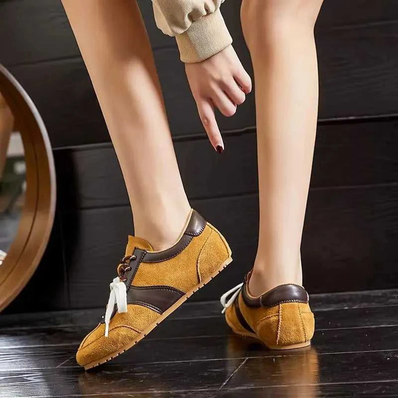 AIYUQI German Training Shoes Female Genuine Leather 2026 New Spring Flat Sneakers Ladies Casual Forrest Gump Shoes Women The jack market .AU The jack market .AU Step Up Your Style: Trendy Shoes for Every Occasion! $ 122 14:201447389#Leopard print;200000124:100010482;200007763:201336100