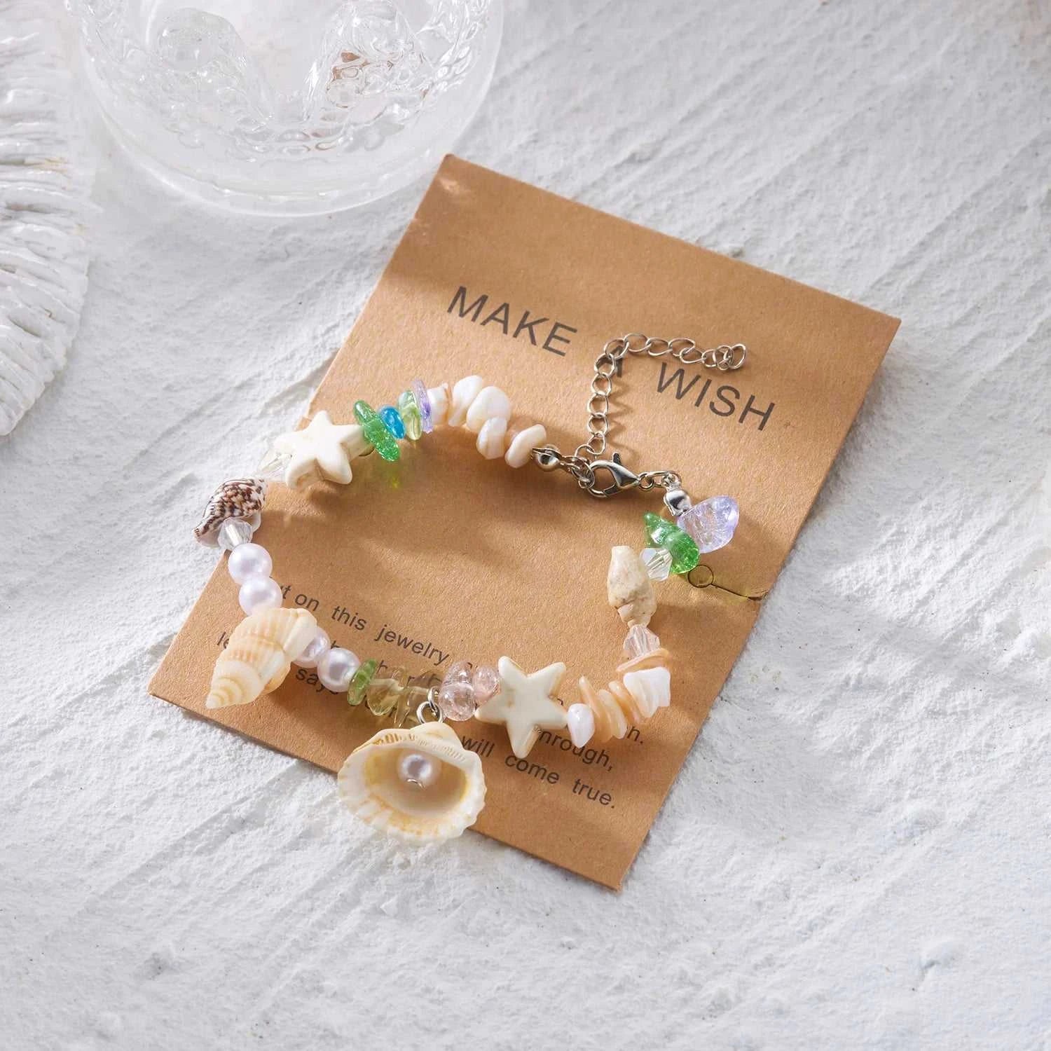 Bohemia Cute Ceramic Starfish Beads Bracelet For Women Handmade Braided Rope Beaded Bracelets Summer Beach Party Charm Jewelry The jack market .AU The jack market .AU Jewellery & Chains $ 46 200001034:361188#BR26Y0107-3
