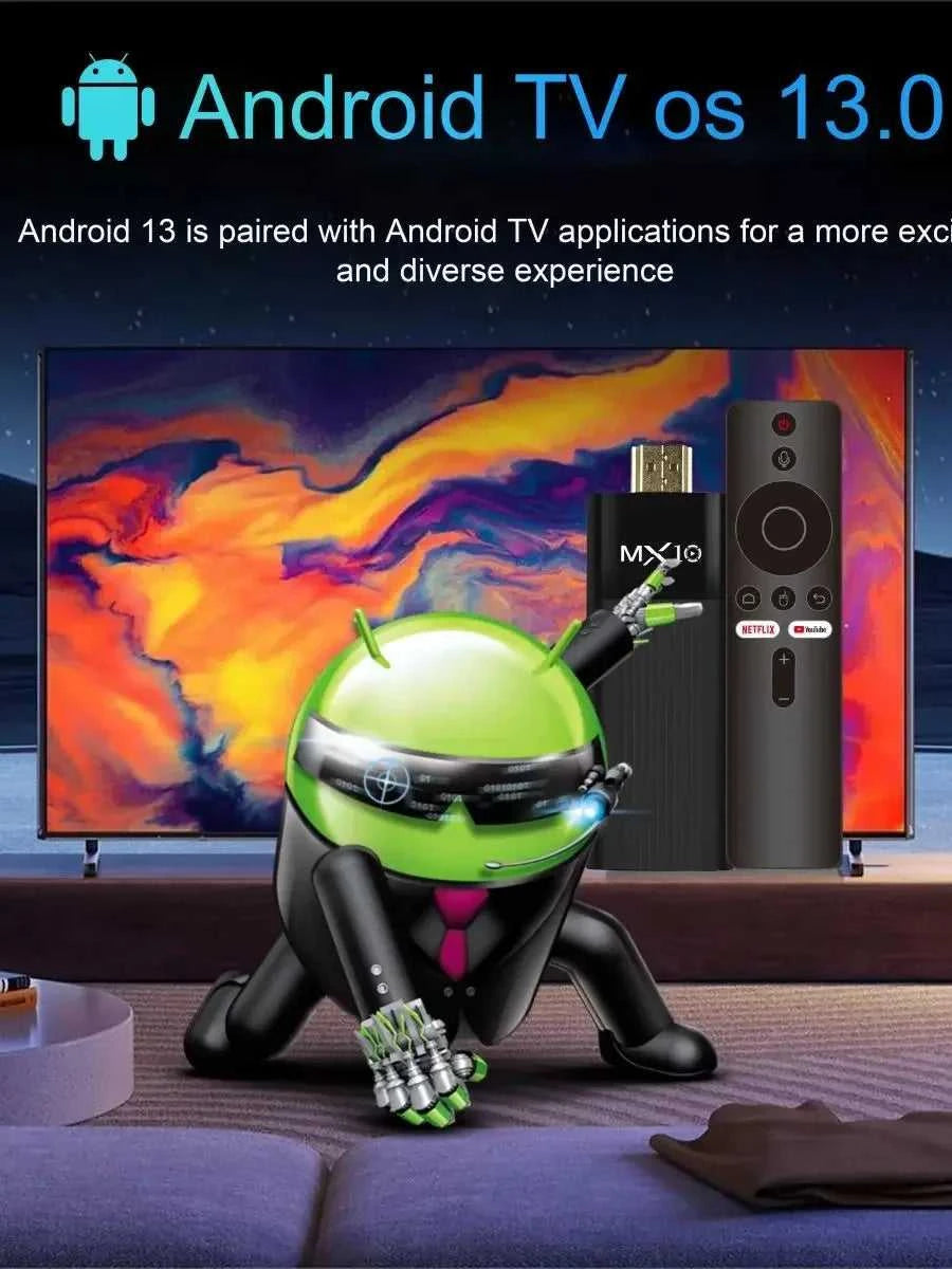 Ultra HD 4K Android TV Stick MX10-F3 Stick Mini Home TV Stick H313 Quad Core Support 2.4/5G Dual Wifi 2GB RAM 16GB ROM The jack market .AU The jack market .AU Accessories Electronics $ 83 14:193