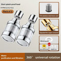 Kitchen Faucet Purifier 360°Rotating Anti Splash Water Telescopic Faucet Extender 316 Stainless Steel Faucet Tap Water Filter The jack market .AU The jack market .AU $ 71 14:10#316 Two Short