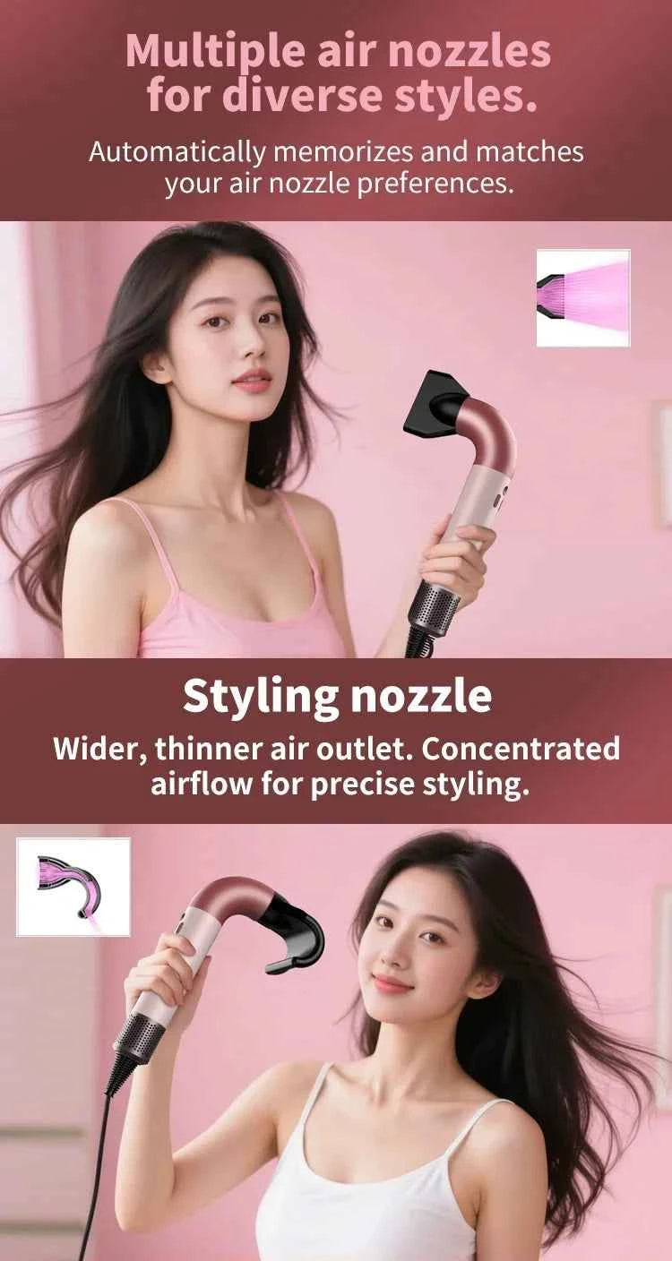 Super hair dryer Hair Salon Electric Wind Blowing Leafless Quick Dryer Negative Ion High Speed Hair Dryer Hair Styling Machine