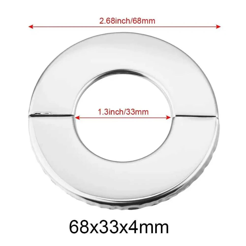 1Pc Self-Adhesive Stainless Steel Shower Faucet Decorative Cover Chrome Finish Water Pipe Wall Covers Bathroom Accessories The jack market .AU The jack market .AU Home $ 45 14:366#68x26x4mm