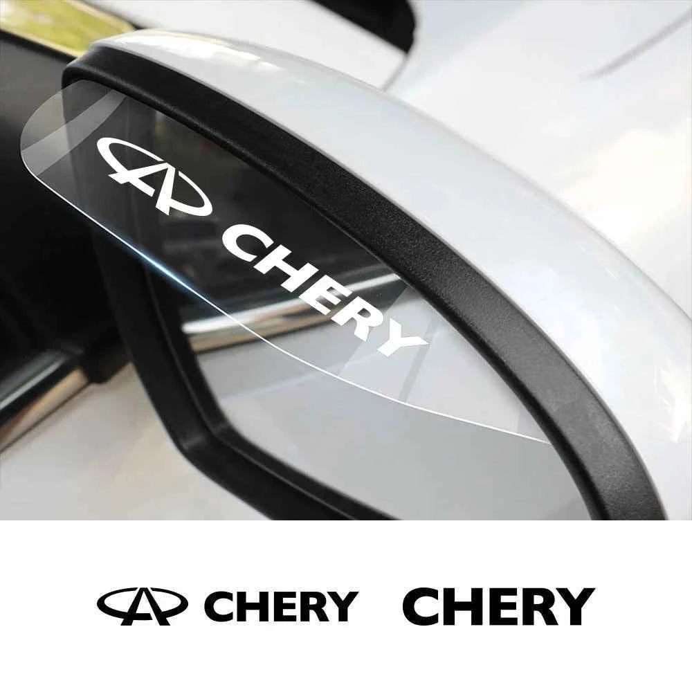 2PCS Car Rearview Mirror Rain Eyebrow Visor Shield Cover Auto Accessories For Chery Tiggo 2 4 3 7 5x Kimo Qq6 s21 Qq3 Brakes s11