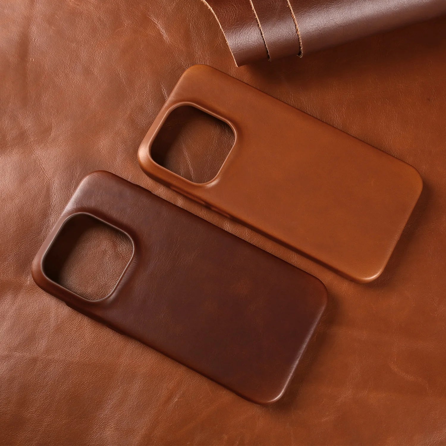 Luxury Magnetic Genuine Leather Case For Oneplus 15 11 12R 13R 10Pro Ace5 Pro Full Wrapped for Magsafe Back Cover Phone Cases