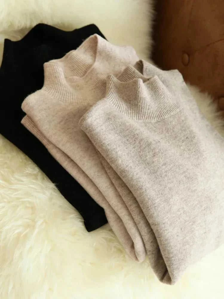 Autumn Winter chic Bottom Sweaters Women Fashion Turtleneck Pullover Slim Long Sleeve Knitted Jumpers Soft Warm Pull Femme Top The jack market .AU The jack market .AU $ 60 14:173#blue;5:200003528