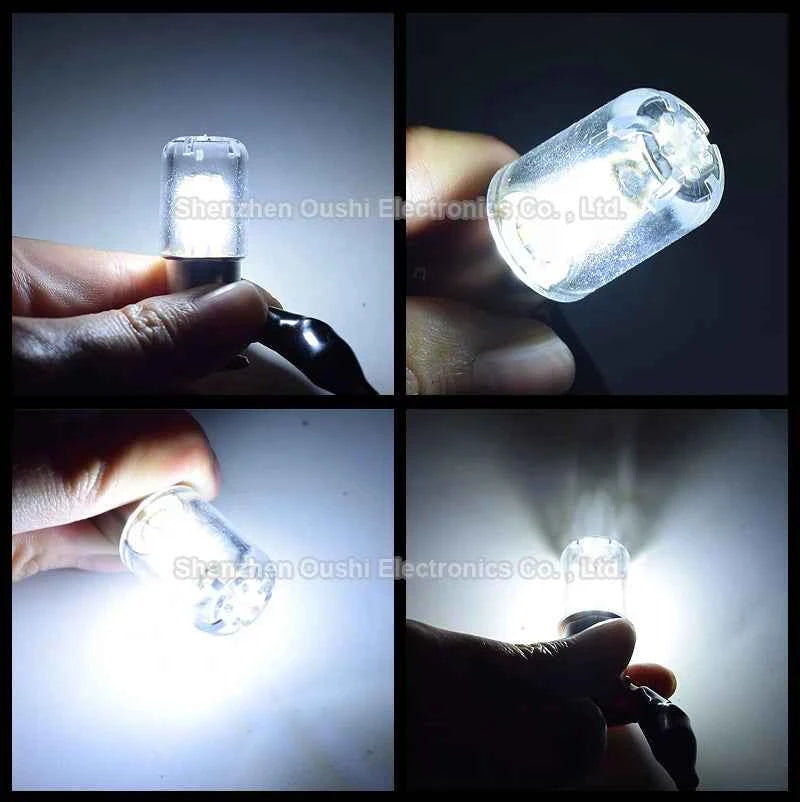 1X P21W BA15S LED 1156 BAY15D 1157 P21/5W LED Bulb COB Car LED Turn Signal Light Brake Reverse Lamp DRL 12V 24V Red White Yellow