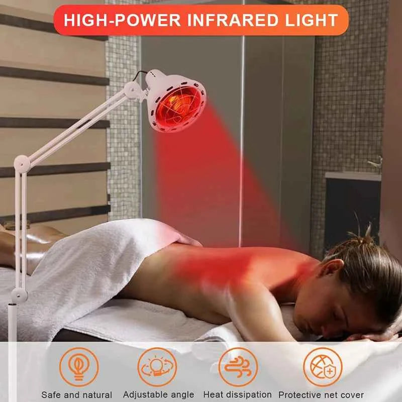 Infrared Relief Lamp by [Brand Name] – 100W/150W Red Light Therapy for Body & Joint Pain Relief, Muscle Relaxation & Arthritis Care