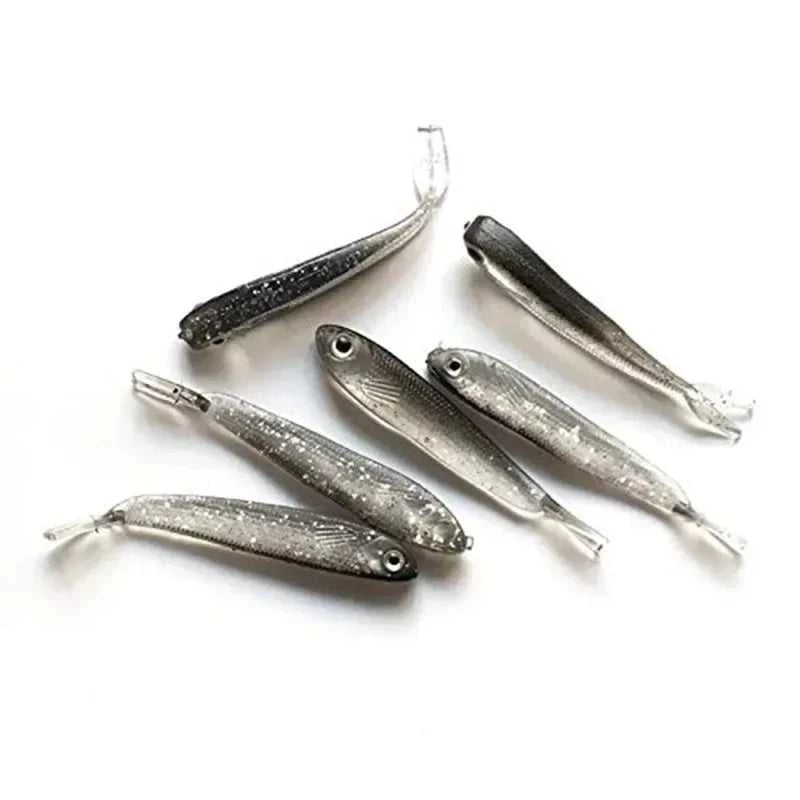 Soft Bait Fish Swimbait Fork Tail With Hook& Without Hooks Fishing Lure Artificial Silicone Bait Fishing Tackle Goods The jack market .AU The jack market .AU Fishing Gear $ 22 14:366#10pcs with hook