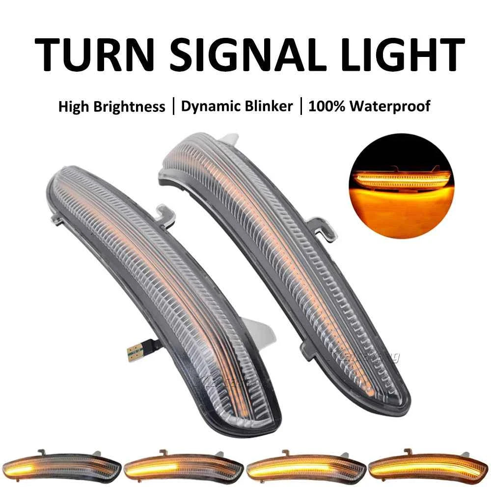 Led Dynamic Side Mirror Blinker Indicator Lamps For Peugeot 2008 208 I MK1 2013 2014 2015 2016-2019 Citroen Turn Signal Lights