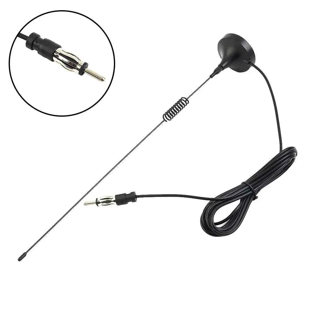 Auto Stereo Radio FMAM Signal Aerial, Car Signal Booster Antenna, Dual Band 144/430Mhz, 31cm Antenna Length, Easy Installation