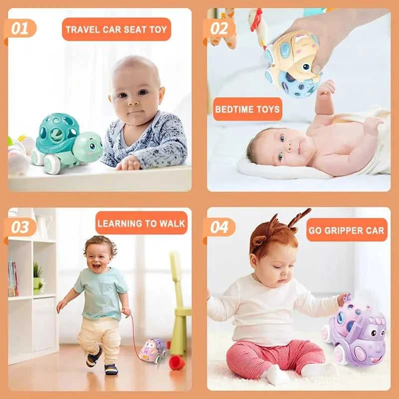 Baby Car Toys for 6 12 Months Friction Car Infant Soft Rubber Inertial Push and Go Vehicles Roll Car Hand Rattle Gift for Kids The jack market .AU The jack market .AU Little Wonders $ 49 14:350852#Taxi