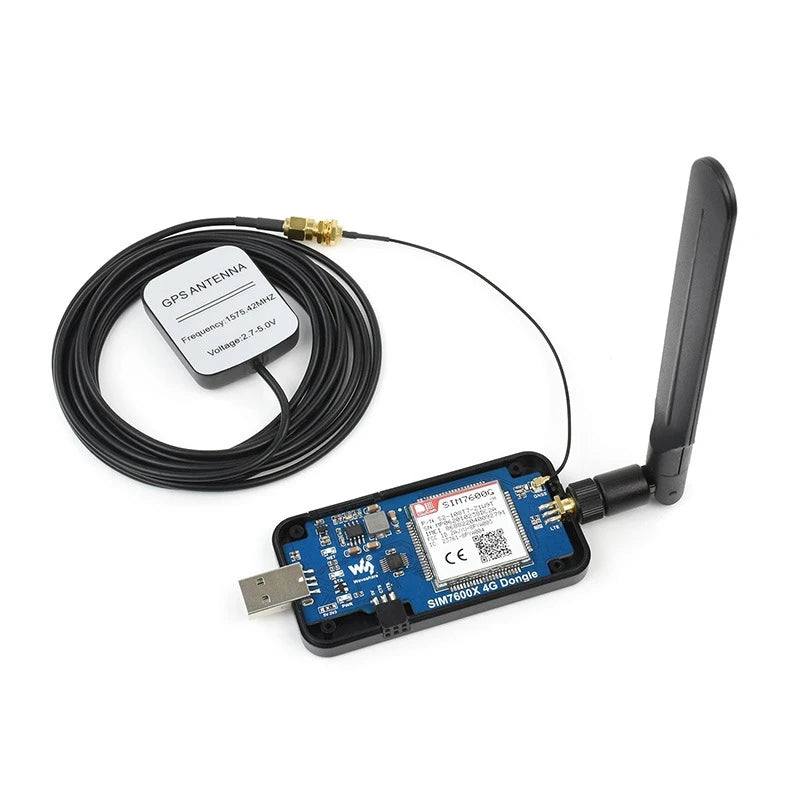 BAAE Waveshare SIM7600G-H 4G DONGLE Module an Internet Access Module for Raspberry Pi GNSS Global Communication