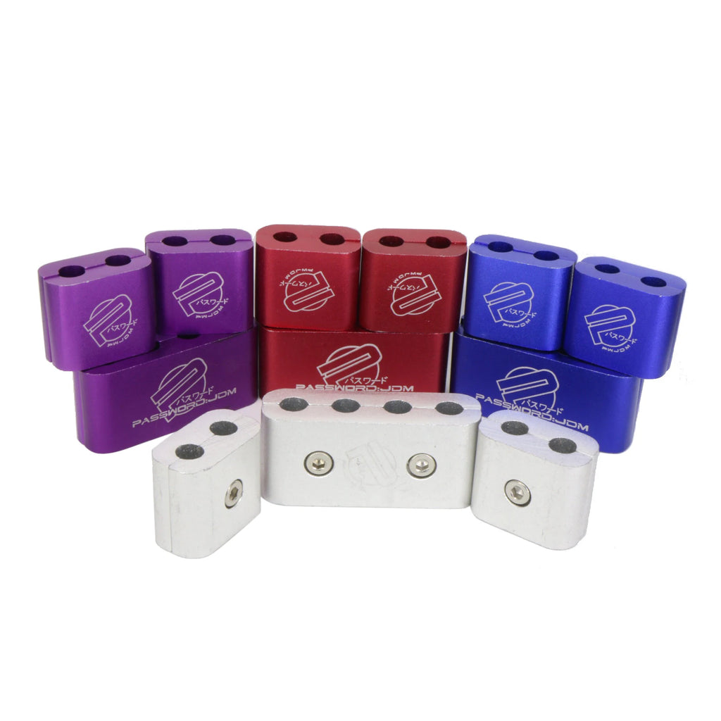 Spark plug Electrical JDM aluminum alloy wire Clamp Separator Line Ignition Cable Clip for automobile decoration universal